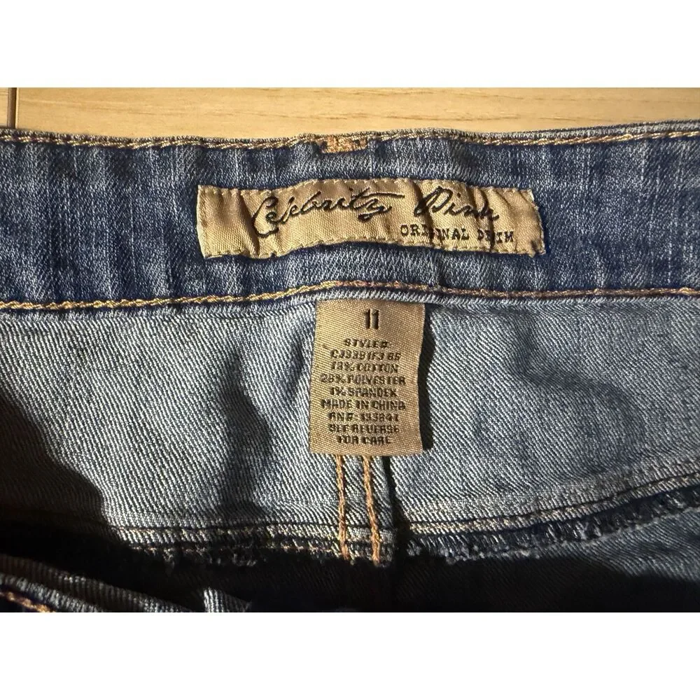 jean short by celebrity pink size 11